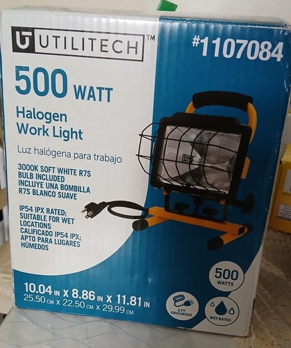500 watt halogen work light