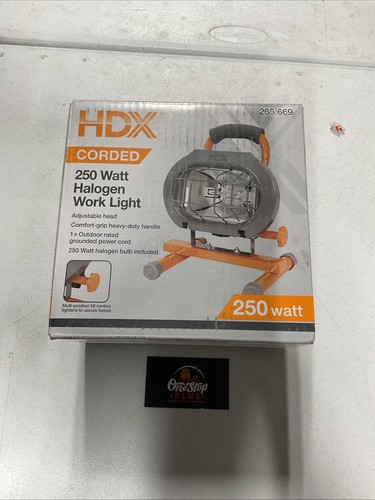 Hdx 250 watt portable halogen - hdx,