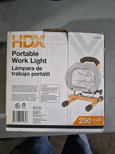 Hdx portable 250w - hdx, halogen